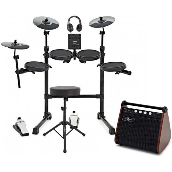 Digital Drums 200X Elektronisch Drumstel + Versterkerpakket van Gear4music
