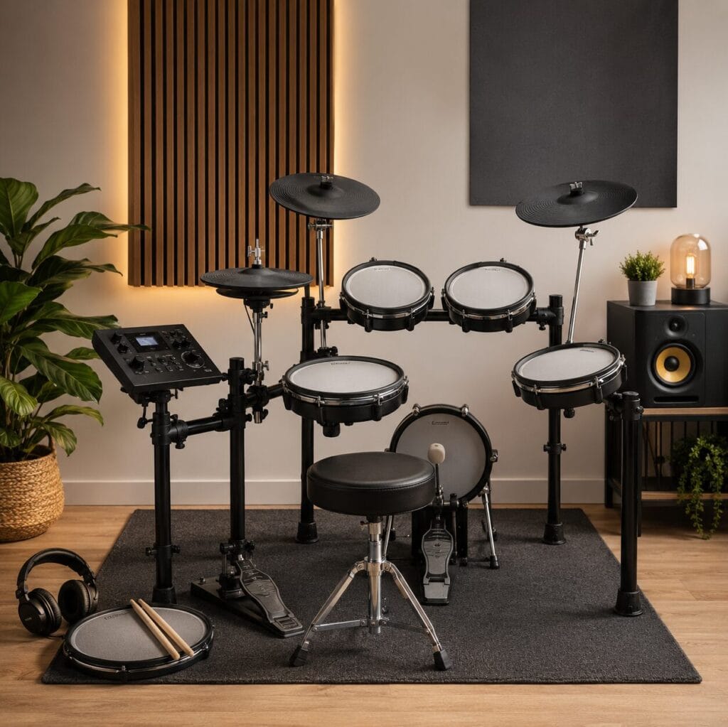 Koopadvies elektronisch drumstel met e-drums en onderdelen